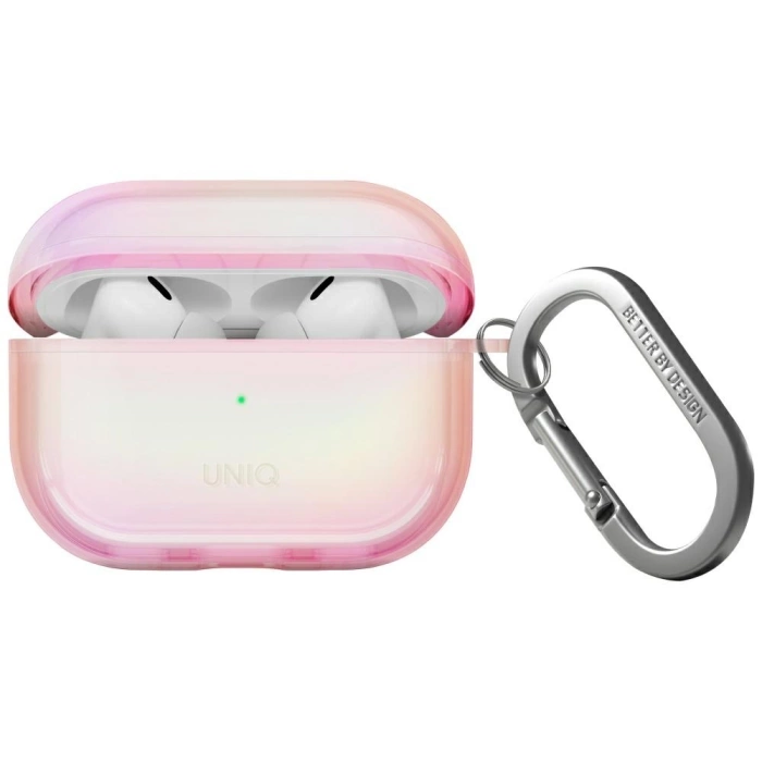 Etui UNIQ Iridescia do AirPods Pro 2     Hang Case pink prism