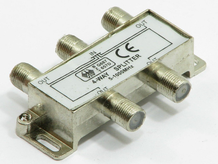 Anténní rozbočovač 4-WAY 5-1000MHZ Splitter