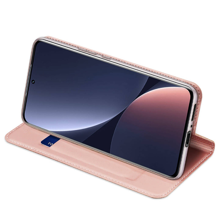 Dux Ducis Skin Pro Coque Xiaomi 13 Pro Flip Card Wallet Stand Rose