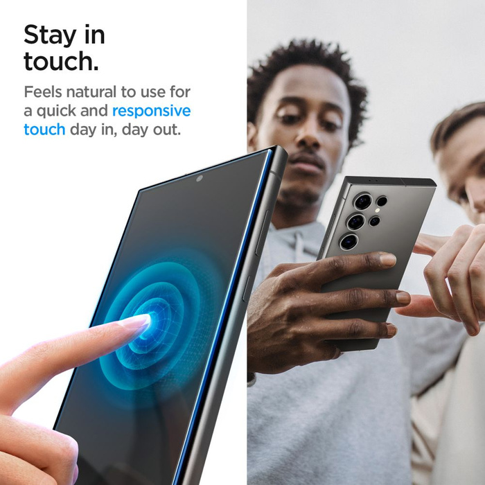 Verre trempé Spigen GLAS.TR "EZ FIT 2-PACK GALAXY S24 ULTRA PRIVACY