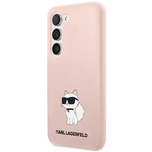 Obal Karl Lagerfeld Silicone Nft Choupette - Obal Samsung Galaxy S23 (růžový) Case