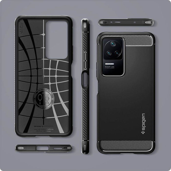 Spigen Rugged Armor XIAOMI POCO F4 MATTE NOIR