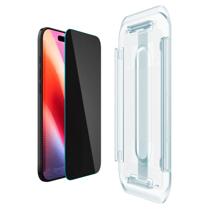 Verre PRIVATISER Spigen IPhone 17 AIR GLAS.TR "EZ FIT" 2-PACK PRIVACY