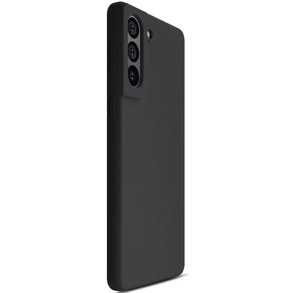 3mk Silicone Case Sam S21 FE 5G G990 black/black