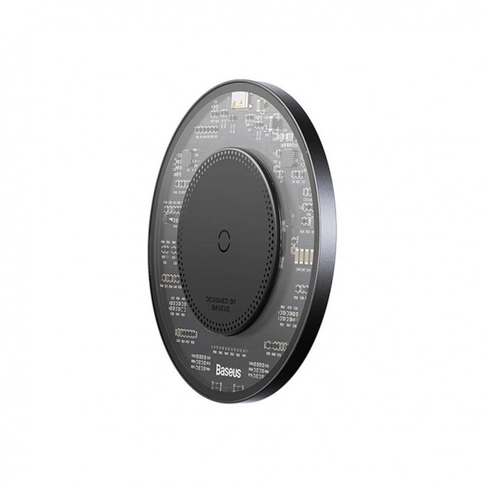 [RETURNED ITEM] Caricabatterie a induzione Baseus BS-W530 15W + cavo USB C - USB C 24W 1m - nero