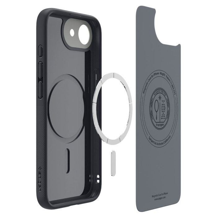 SPIGEN NANO POP MAG MAGSAFE IPHONE 16E SCHWARZER SESAM