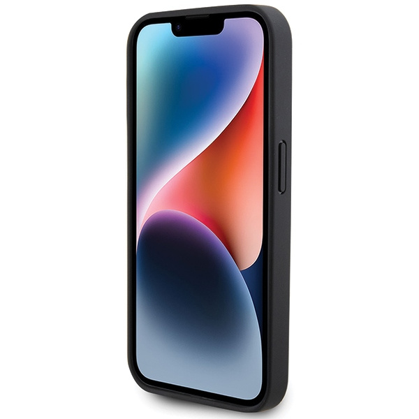 Hülle Bmw Bmhcp15x22rqdk IPhone 15 Pro Max 6,7" Schwarz/Schwarz Leder gestepptCase