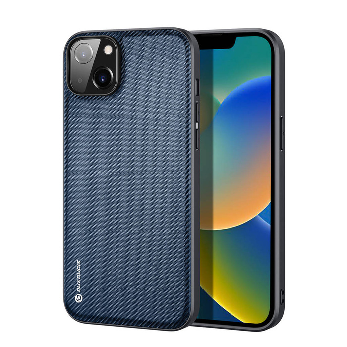 Dux Ducis Fino Schutzhülle iPhone 14 Max blaues Nylon