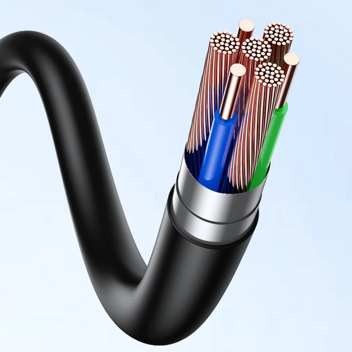 Ugreen US551 angled USB-C - USB-C PD cable 60W 3A 5Gb/s 5m - black