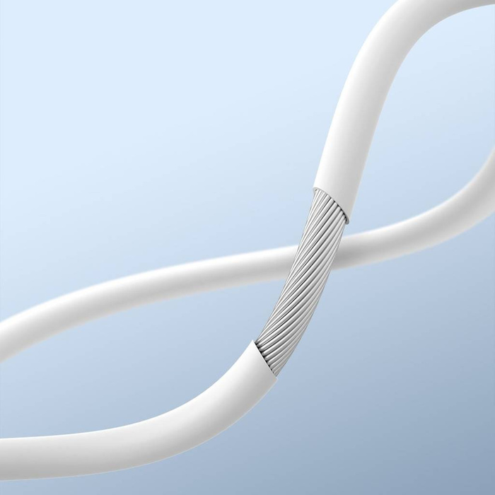 Baseus Encok H17 3,5mm minijack kabelová sluchátka bílá (NGCR020002)