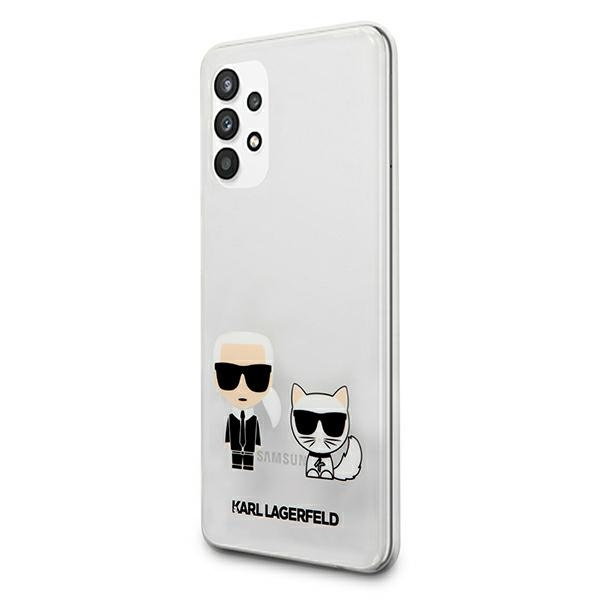  KARL LAGERFELD Samsung Galaxy A32 5G Karl & Choupette Estuche rígido transparente