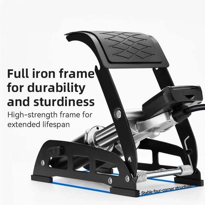 Rockbros 42430001001 nožní pumpa s displejem - černá