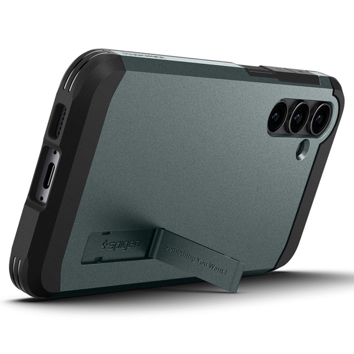Funda Spigen Tough Armor Galaxy S23 Fe Verde Abismo Case
