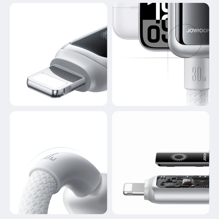 Kabel Joyroom S-A55 StarFlight 30W USB-C - Lightning 1,2m - biały