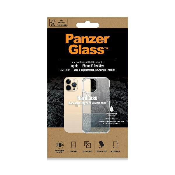 PanzerGlass HardCase iPhone 13 Pro Max 6.7" Antibakteriell Militärisch klar 0317