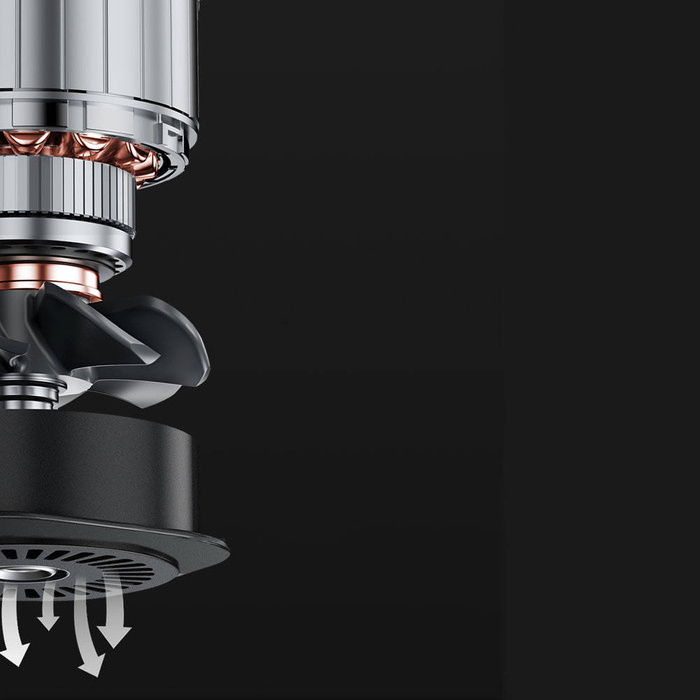 Baseus Mini Auto Kompressor Luftpumpe für Zigarettenanzünder schwarz (CRCQ000001)