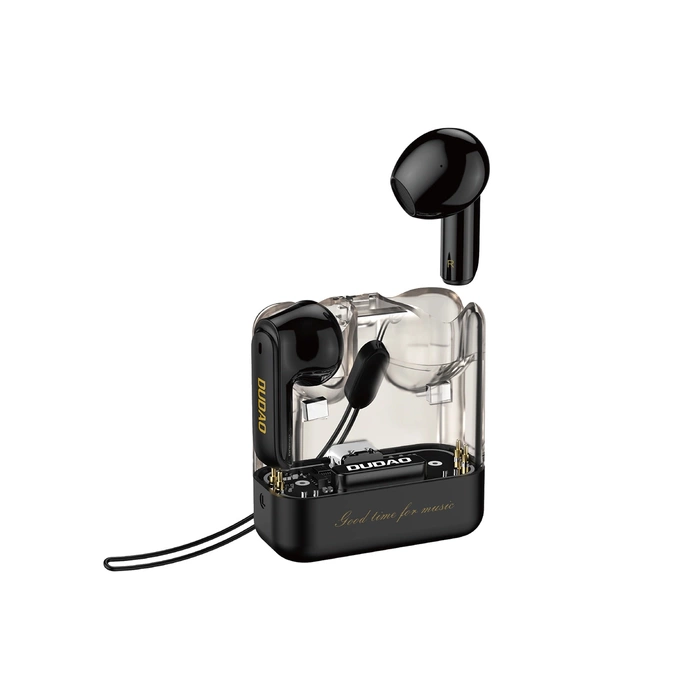 Cuffie wireless Dudao U18Pro Bluetooth 5.3 TWS - nere