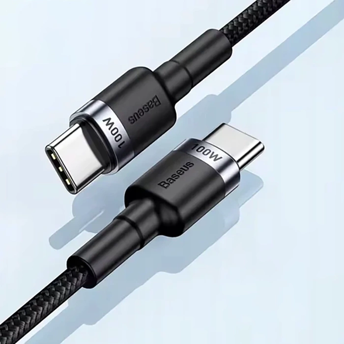 Baseus Cafule 100W PD2.0 USB-C - USB-C Cable 2m - Gray-Black