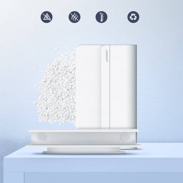 Ugreen nástěnný stojan na smartphone pro nabíjení bílý (30394)