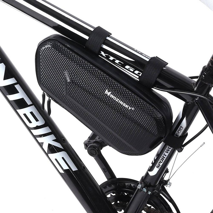 Sacoche de cadre de vélo Wozinsky noir (WBB10BK)