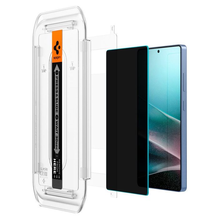 SPIGEN GLAS.TR "EZ FIT" HD 2-PACK GALAXY S25 ULTRA PRIVACY PRIVATIZING GLASS