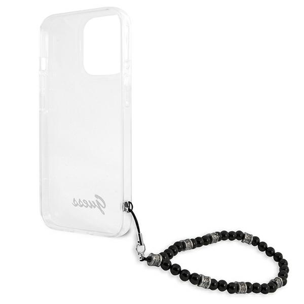 Funda GUESS Apple iPhone 13 Pro Black Pearl Clear Hardcase