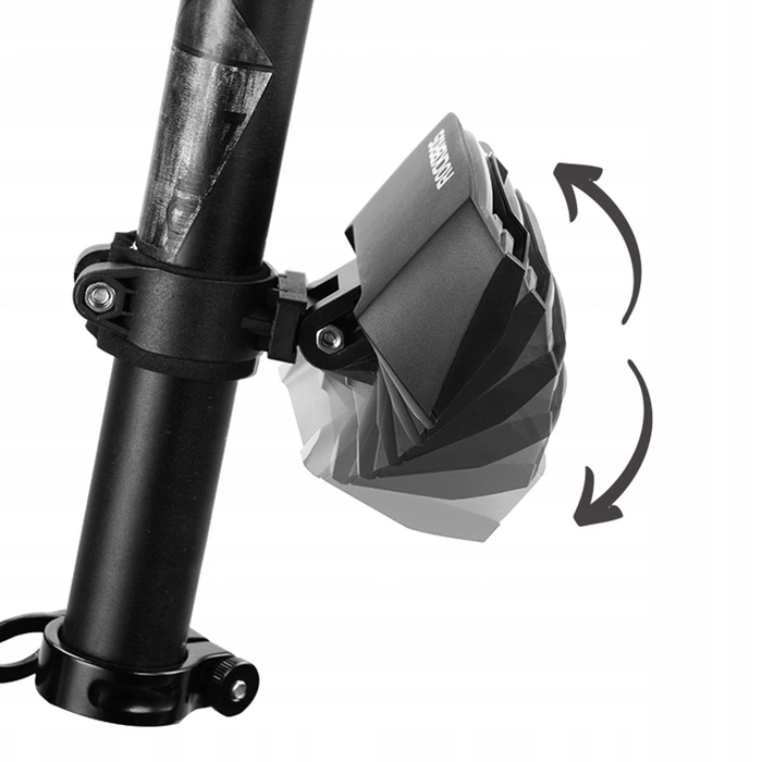 Rockbros LKWD-R1 zadní cyklosvítilna s laserem a dálkovým ovládáním + micro USB kabel - USB-A - černá