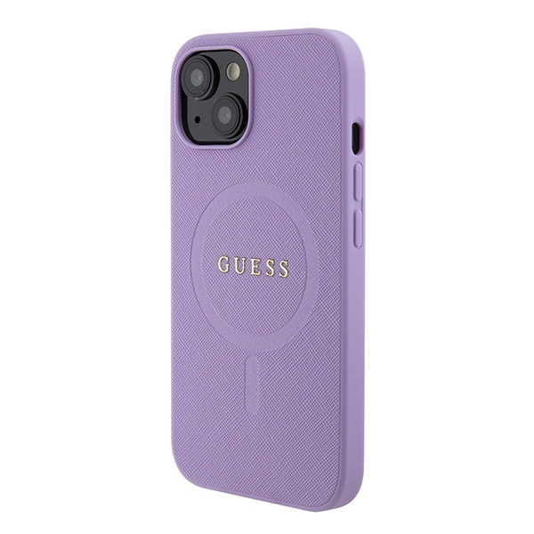 Hülle Guess GUHMP15MPSAHMCU iPhone 15 Plus 6,7" lila/violett hartcase Saffiano MagSafe Case