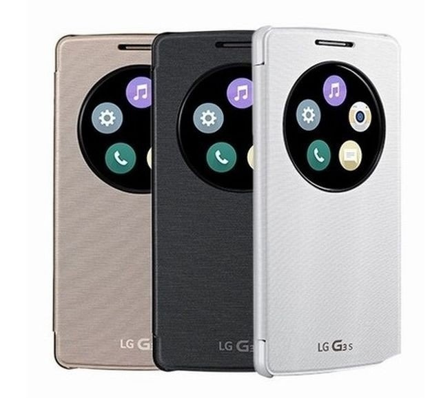 Telefontok LG G3S Quick Window Case CCF-490G Eredeti LG G3S gyors ablak tok CCF-490G