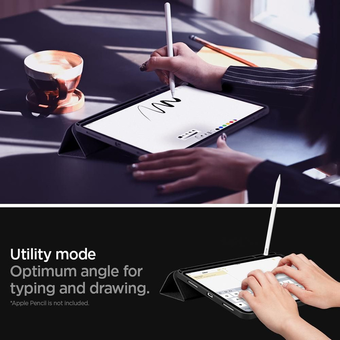 SPIGEN Urban Fit Ipad Pro 11 2018/2020 Schwarzes Hülle