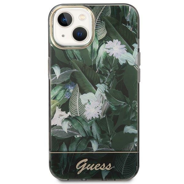 Case Guess GUHCP14MHGJGHA iPhone 14 Plus 6.7" green/green hardcase Jungle Collection