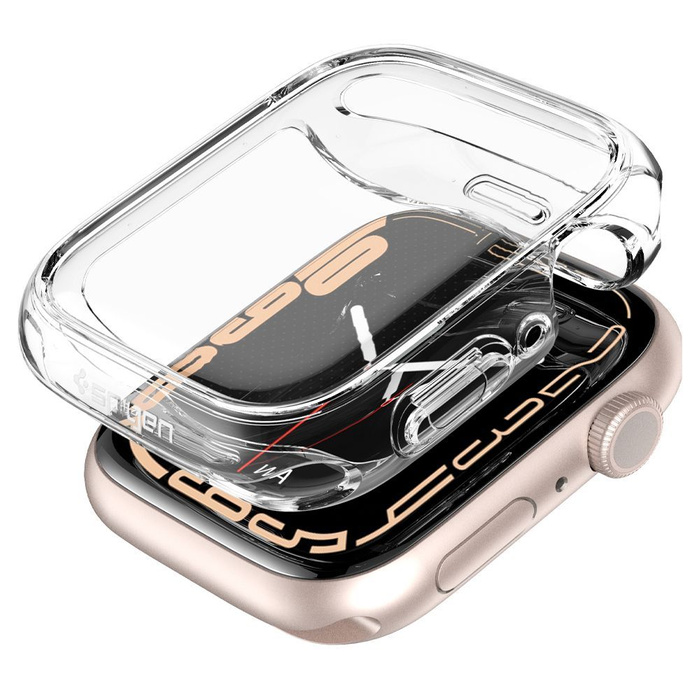 Coque Spigen Ultra Hybrid Apple Watch 7 / 8 / 9 (41 MM) CLAIR COMME DE L'EAU DE ROCHE
