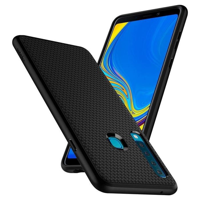 Telefontok SPIGEN Liquid Air Samsung Galaxy A9 2018 fekete tok
