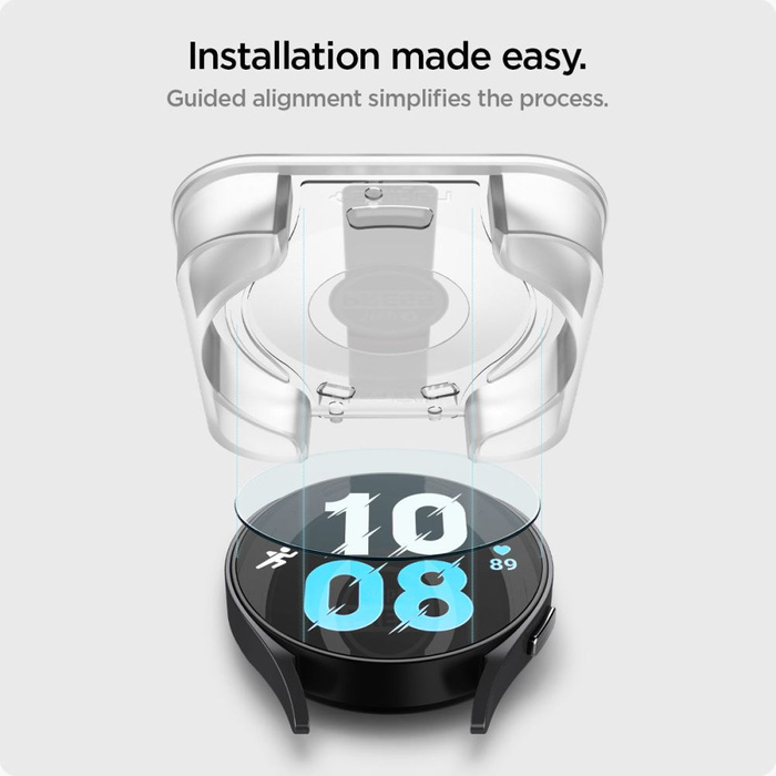 Tempered Glass Spigen Glas.tr "ez-fit" 2-pack Galaxy Watch 6 (40 mm) Clear