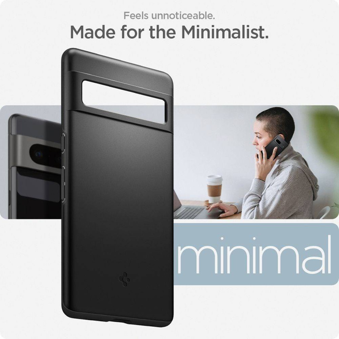 Spigen Thin Fit GOOGLE PIXEL 7 Funda NEGRO