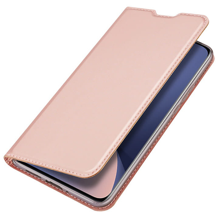 Etui à rabat, portefeuille et support Dux Ducis Skin Pro pour Xiaomi Poco M6 Pro / Redmi 12/12R - rose