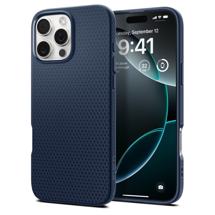 Spigen Liquid Air IPhone 16 PRO MAX AZUL MARINO