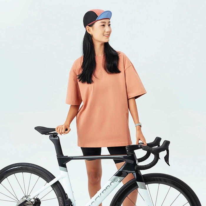 Rockbros Radmütze mit Helmvisier - Rot