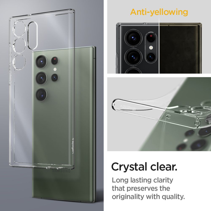 Obal Spigen Liquid Crystal Galaxy S23 Ultra Crystal Clear Case