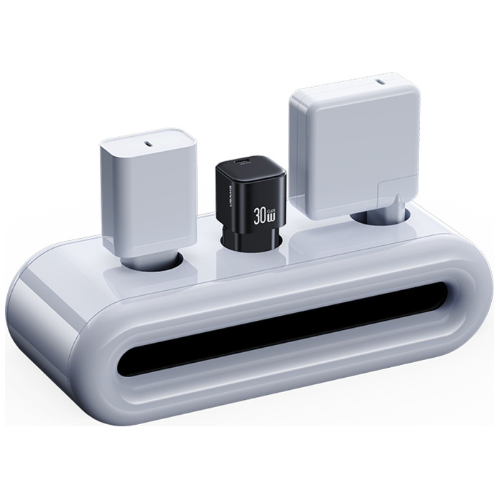 Ładowarka sieciowa USAMS JO Series CC262 30W USB-C + kabel USB-C/USB-C 1m biały