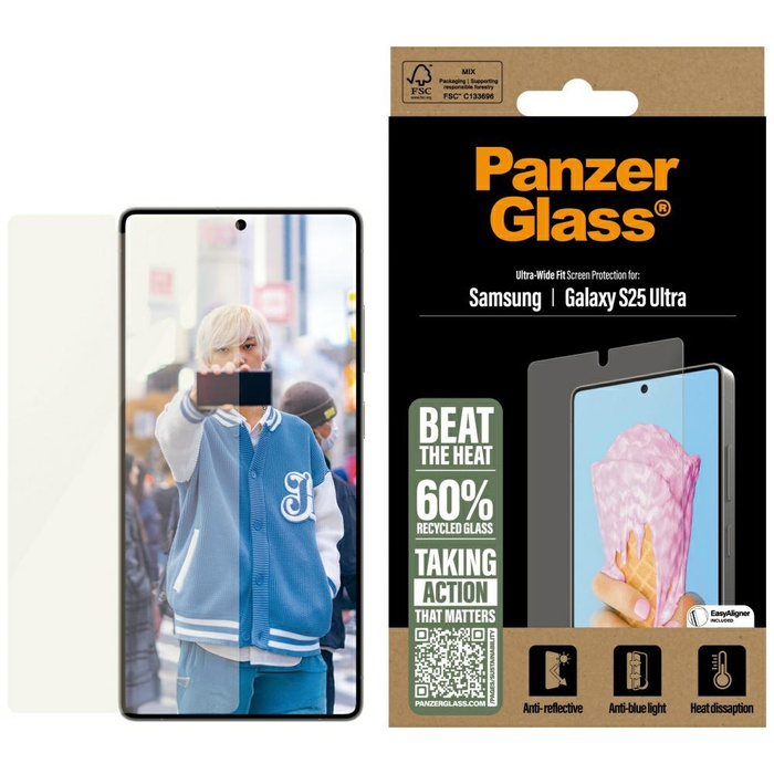 Szkło hartowane PanzerGlass All-in-One    Ultra-Wide Fit do Samsung Galaxy S25 Ultra