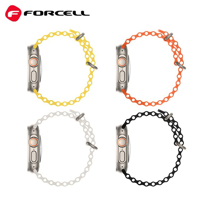 Pasek do Apple Watch Forcell F-Design FA12 dziurki silikon 38 / 40 / 41 mm niebieski