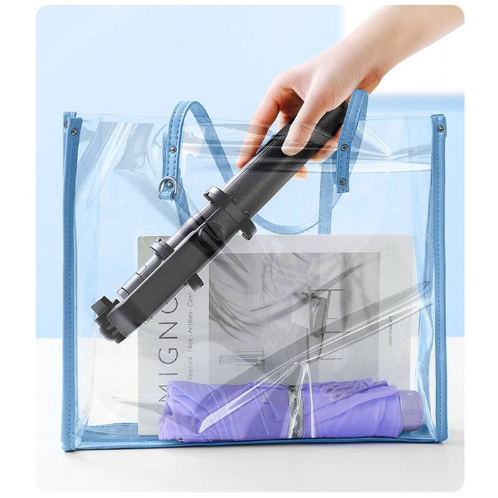 Selfie stick / perche télescopique avec support et télécommande Bluetooth 1.5m Ugreen LP586 - noir