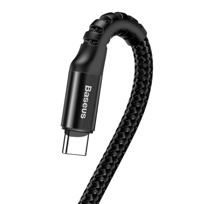 Cable springnew USB-C Baseus Spring 1m 2A black