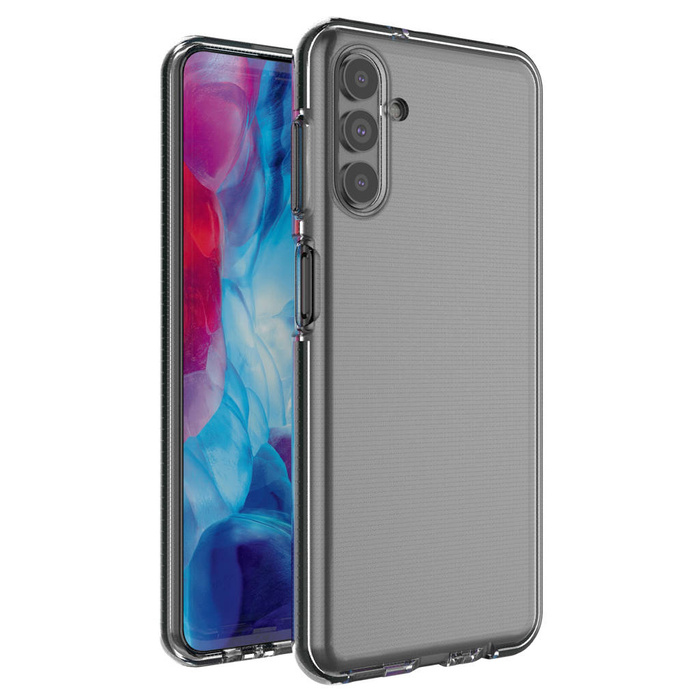 Pružinový Case gelový kryt pouzdro s barevným rámečkem pro Samsung Galaxy A13 5G černý