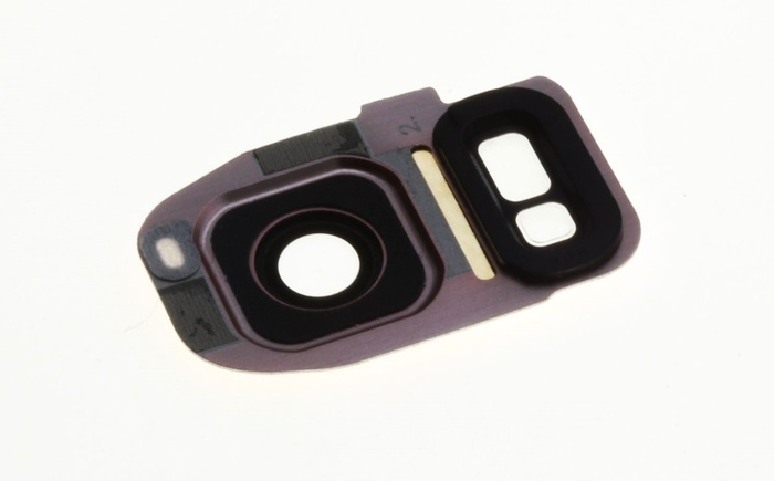 SAMSUNG Galaxy S7 Edge kameraszemes eredeti RED Grade A