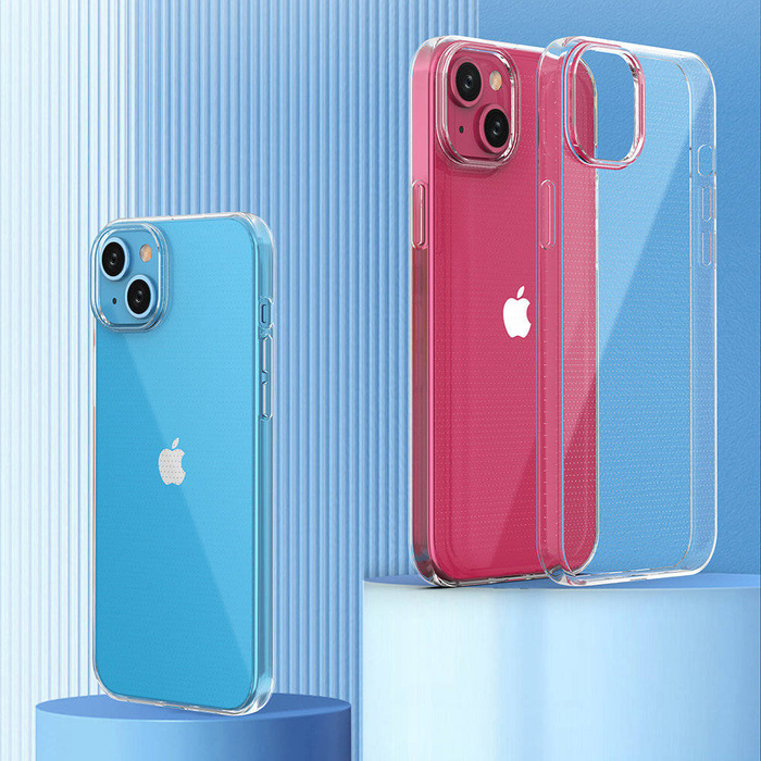 Coque iPhone 15 Plus de la série Ultra Clear de couleur transparente