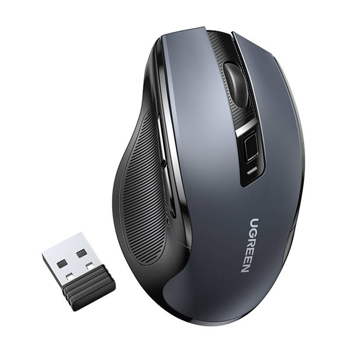 Kabellose Maus Ugreen MU006 2,4 GHz (schwarz)