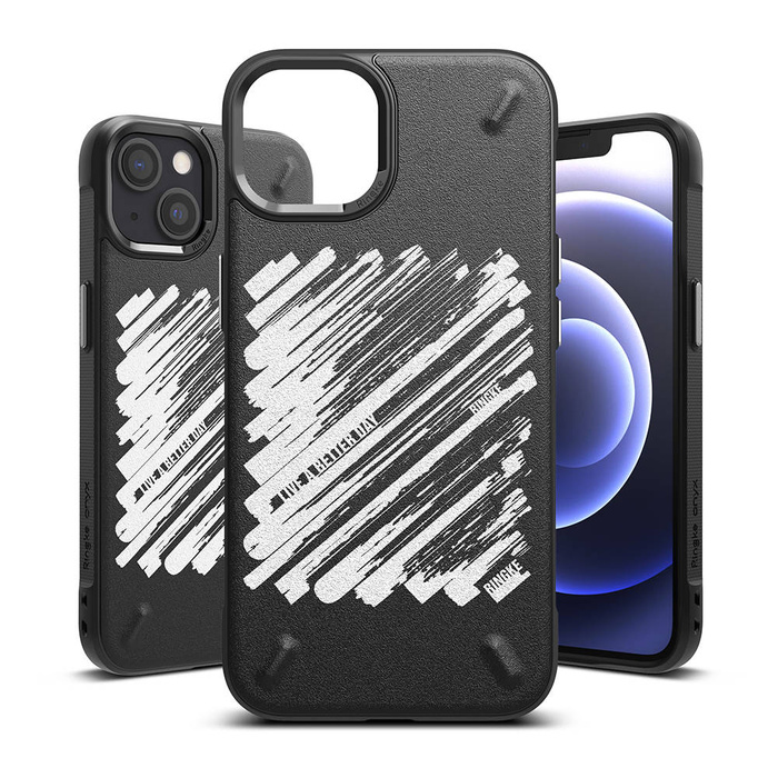 Ringke ONYX Design durable coque housse iPhone 13 mini noir (Peinture) (OD541E229)