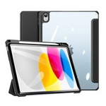 Dux Ducis Toby étui pour iPad 10.9'' 2022 (10 gen.) housse avec espace pour Apple Pencil stylet smart cover support noir